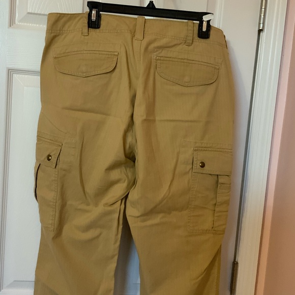Ladies Tan Cargo Pants - Picture 4 of 7
